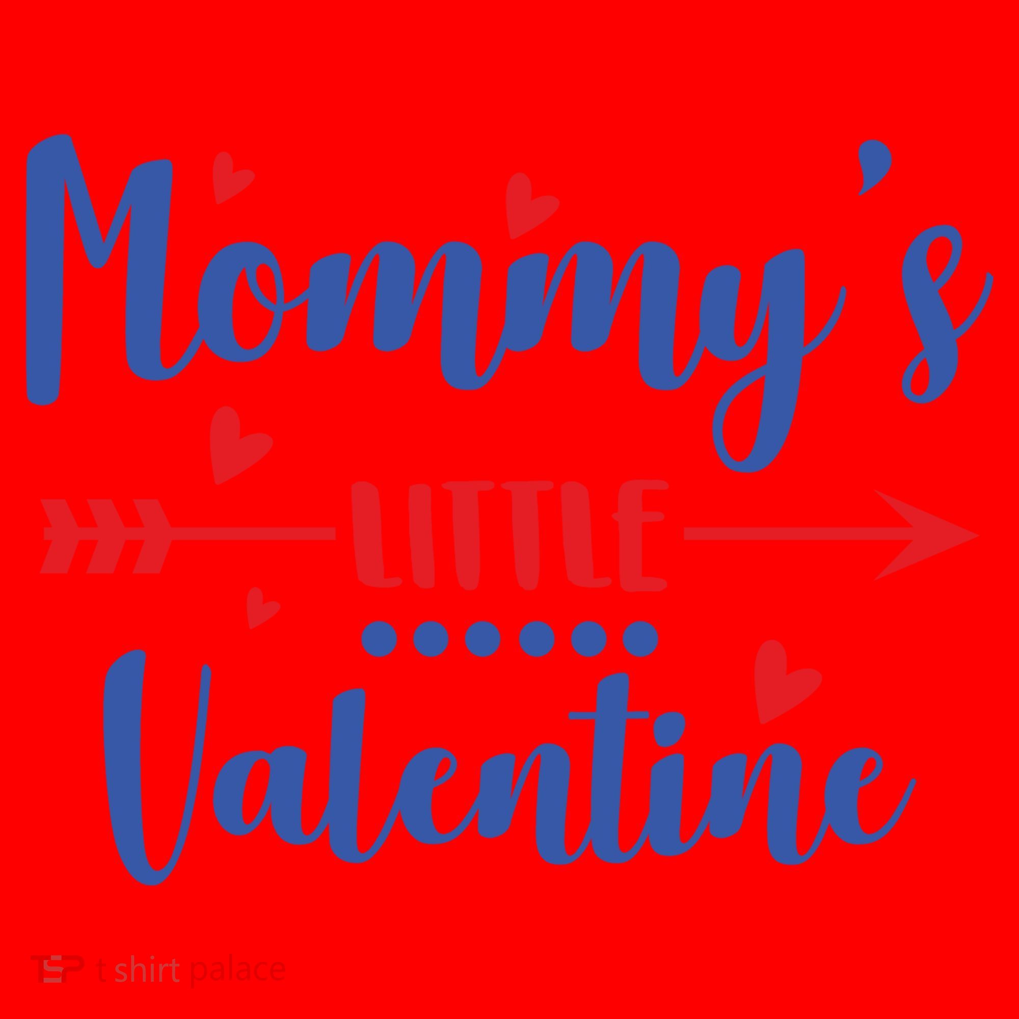 Mommy's Little Valentine Cute Holiday Santa Hat