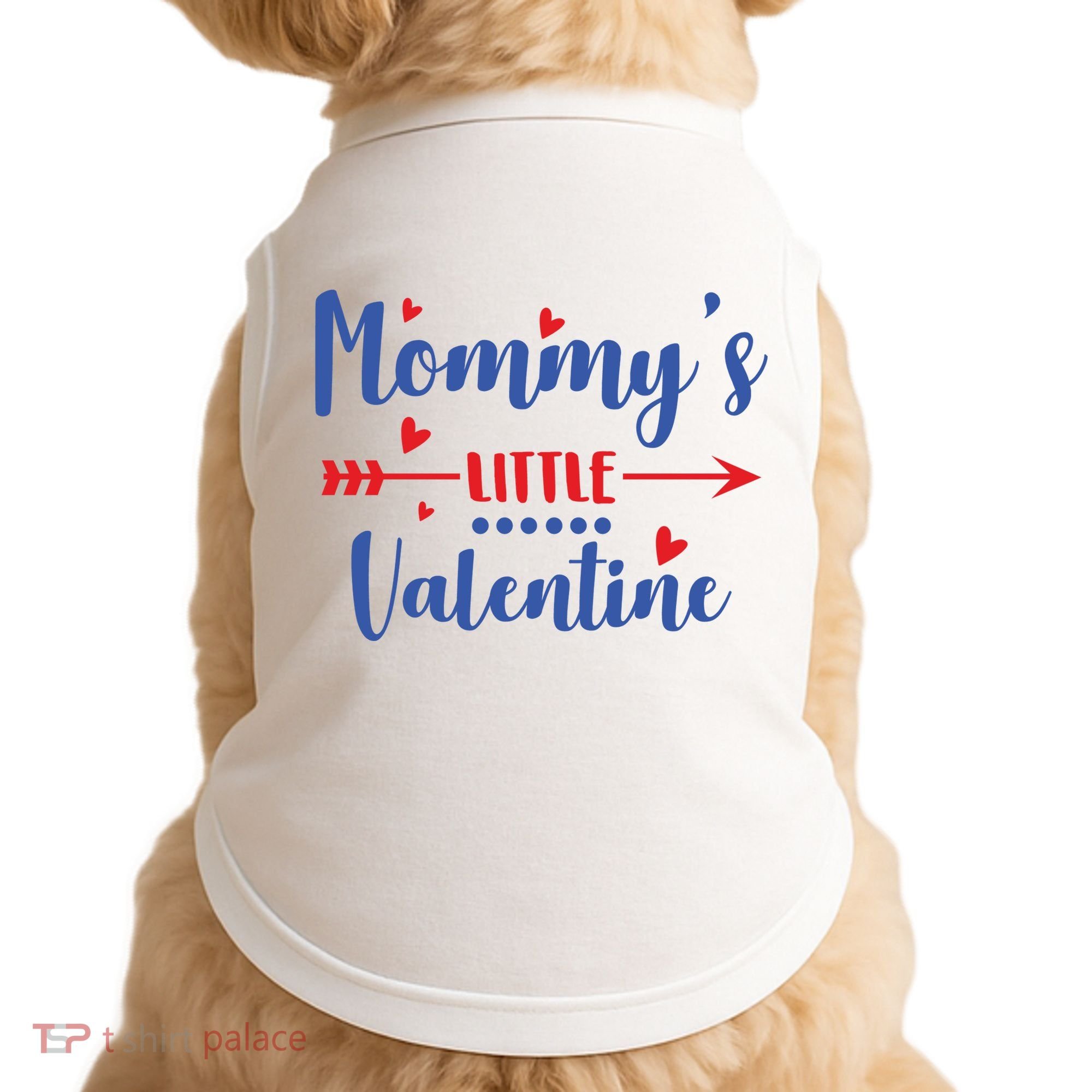 Mommy's Little Valentine Cute Holiday Doggie Tank