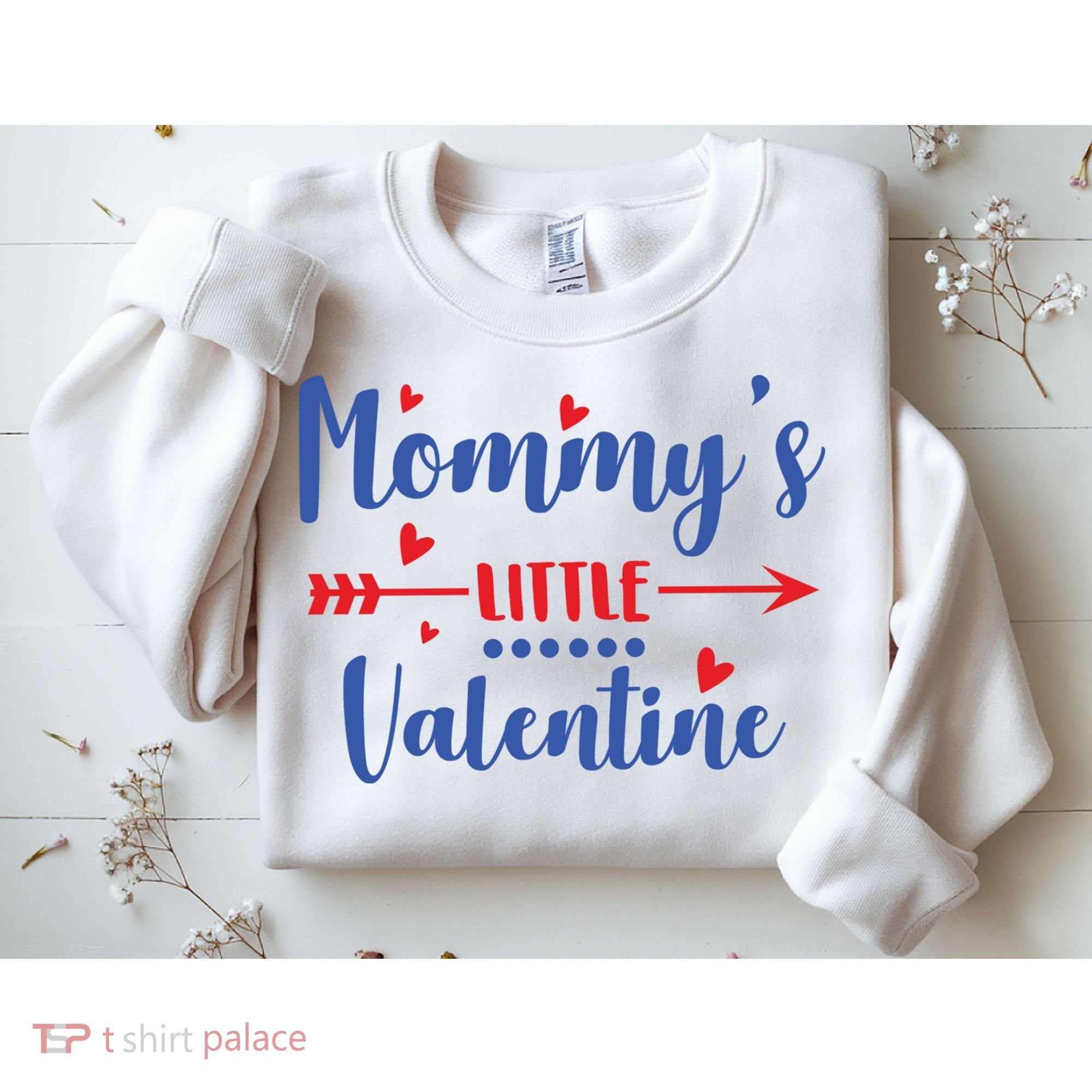 Mommy's Little Valentine Cute Holiday Sweatshirt
