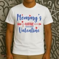Mommy's Little Valentine Cute Holiday T-Shirt thumb 3