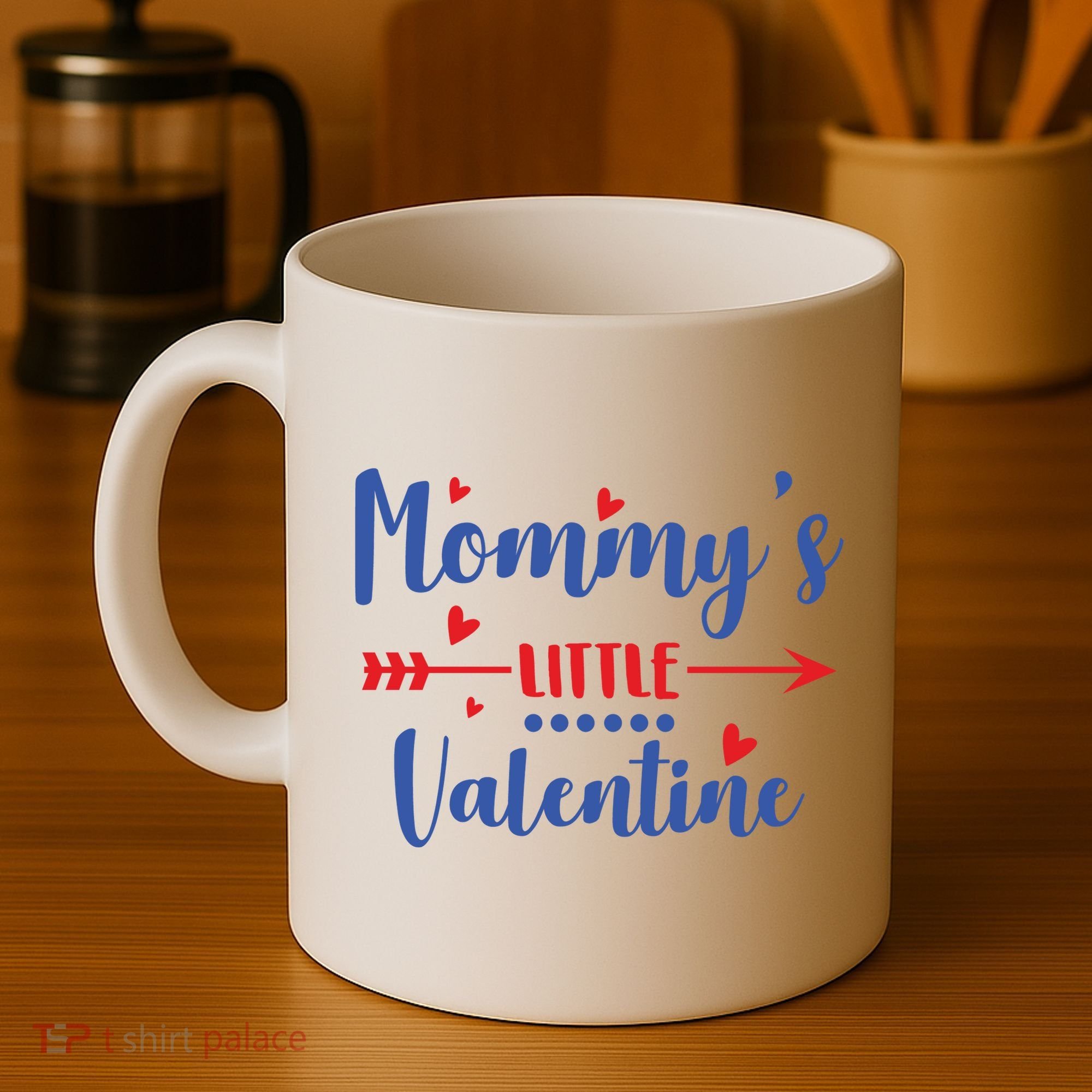 Mommy's Little Valentine Cute Holiday Coffee Mug