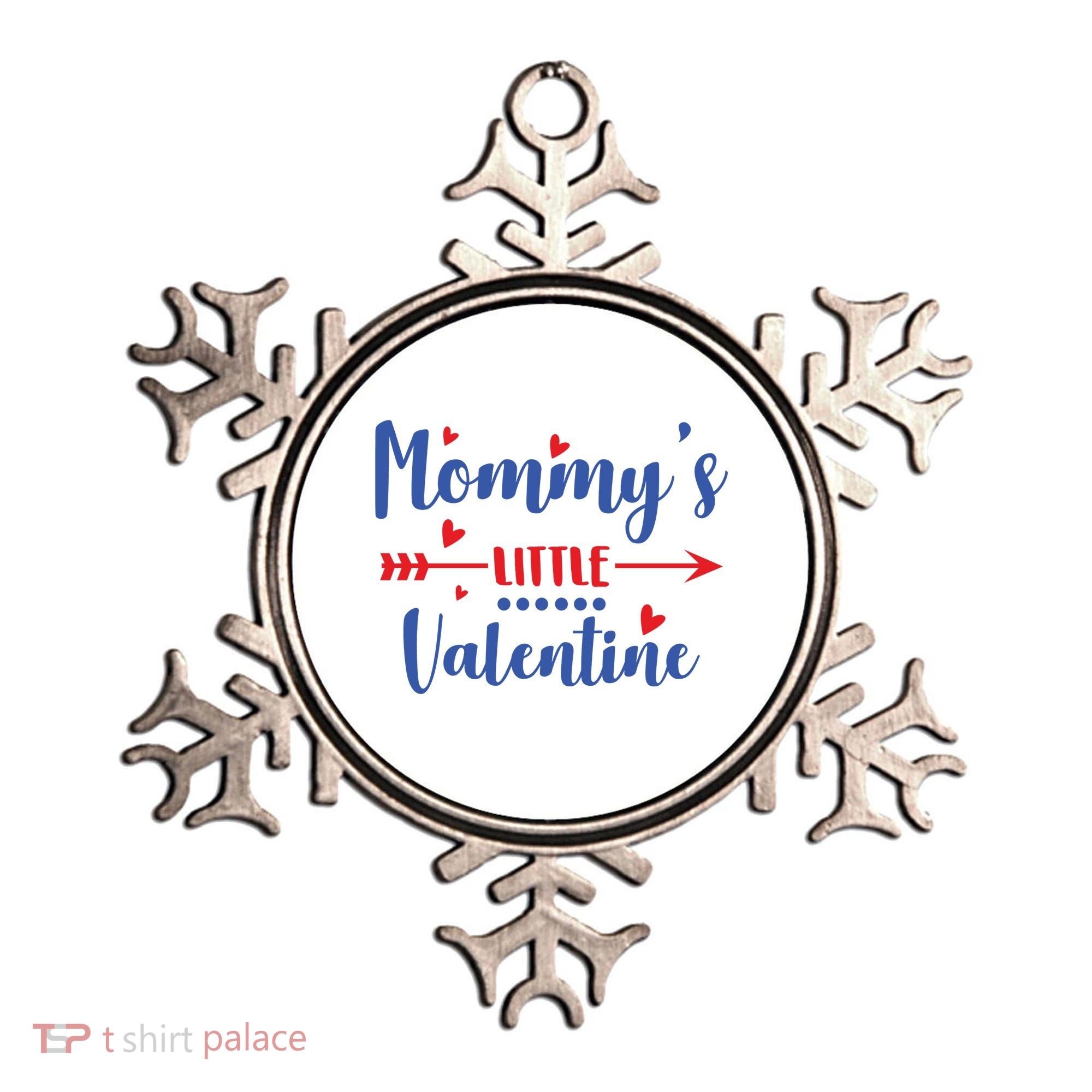 Mommy's Little Valentine Cute Holiday Ornament