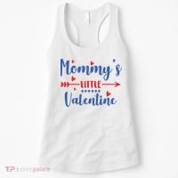 Mommy's Little Valentine Cute Holiday Women's Tank Top thumb 0