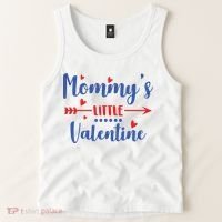 Mommy's Little Valentine Cute Holiday Tank Top thumb 2