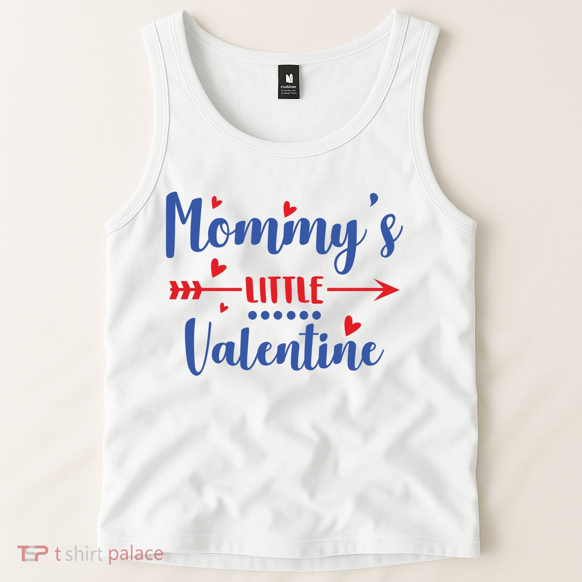 Mommy's Little Valentine Cute Holiday Tank Top