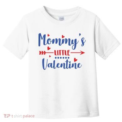 Mommy's Little Valentine Cute Holiday Toddler T-Shirt