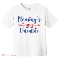 Mommy's Little Valentine Cute Holiday Toddler T-Shirt thumb 0