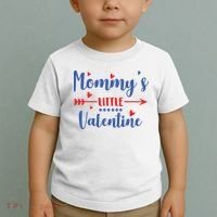 Mommy's Little Valentine Cute Holiday Toddler T-Shirt thumb 2