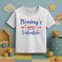 Mommy's Little Valentine Cute Holiday Toddler T-Shirt thumb 3