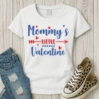 Mommy's Little Valentine Cute Holiday Women's T-Shirt thumb 3