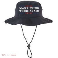 Make Lying Wrong Again Anti Trump Bucket Hat thumb 0