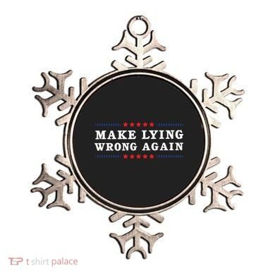Make Lying Wrong Again Anti Trump Ornament