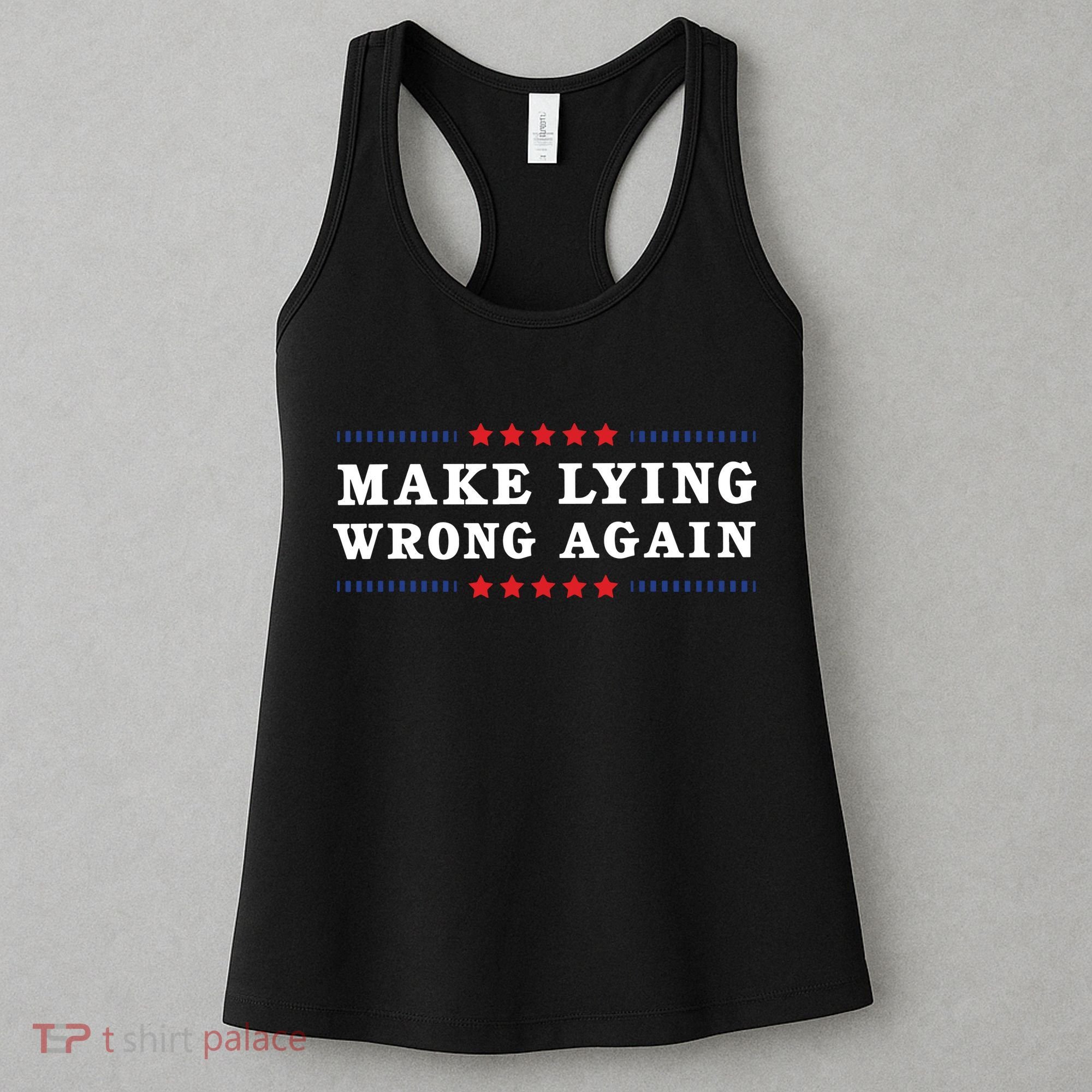 Make Lying Wrong Again Anti Trump Women's Tank Top