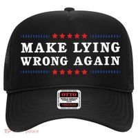 Make Lying Wrong Again Anti Trump Hat thumb 0