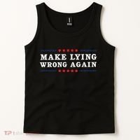 Make Lying Wrong Again Anti Trump Tank Top thumb 2