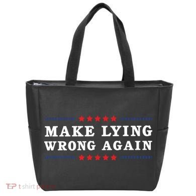 Make Lying Wrong Again Anti Trump Tote Bag