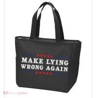 Make Lying Wrong Again Anti Trump Tote Bag thumb 3