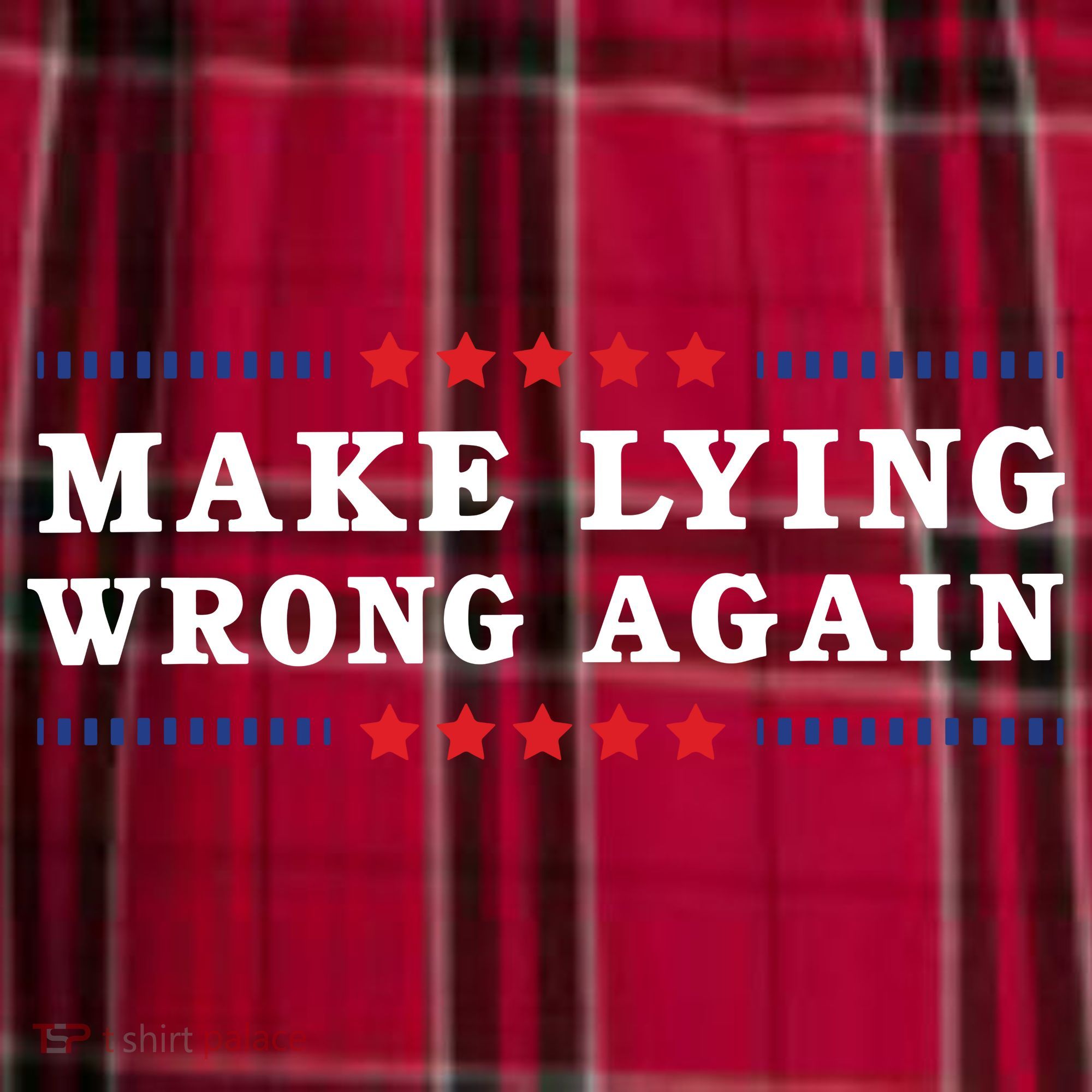 Make Lying Wrong Again Anti Trump Men's Flannel Plaid Pajama Pants