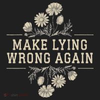 Make Lying Wrong Again Wildflowers Anti Trump Subtle Protest Tumbler thumb 3