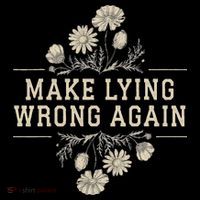 Make Lying Wrong Again Wildflowers Anti Trump Subtle Protest Women's Long Sleeve Shirt thumb 2