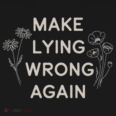 Make Lying Wrong Again Wildflowers Anti Trump Subtle Protest Toddler Zip Fleece Hoodie