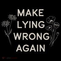 Make Lying Wrong Again Wildflowers Anti Trump Subtle Protest Kids Sweatshirt thumb 2