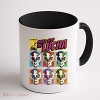 Mexican Lucha Wrestling Coffee Mug thumb 1