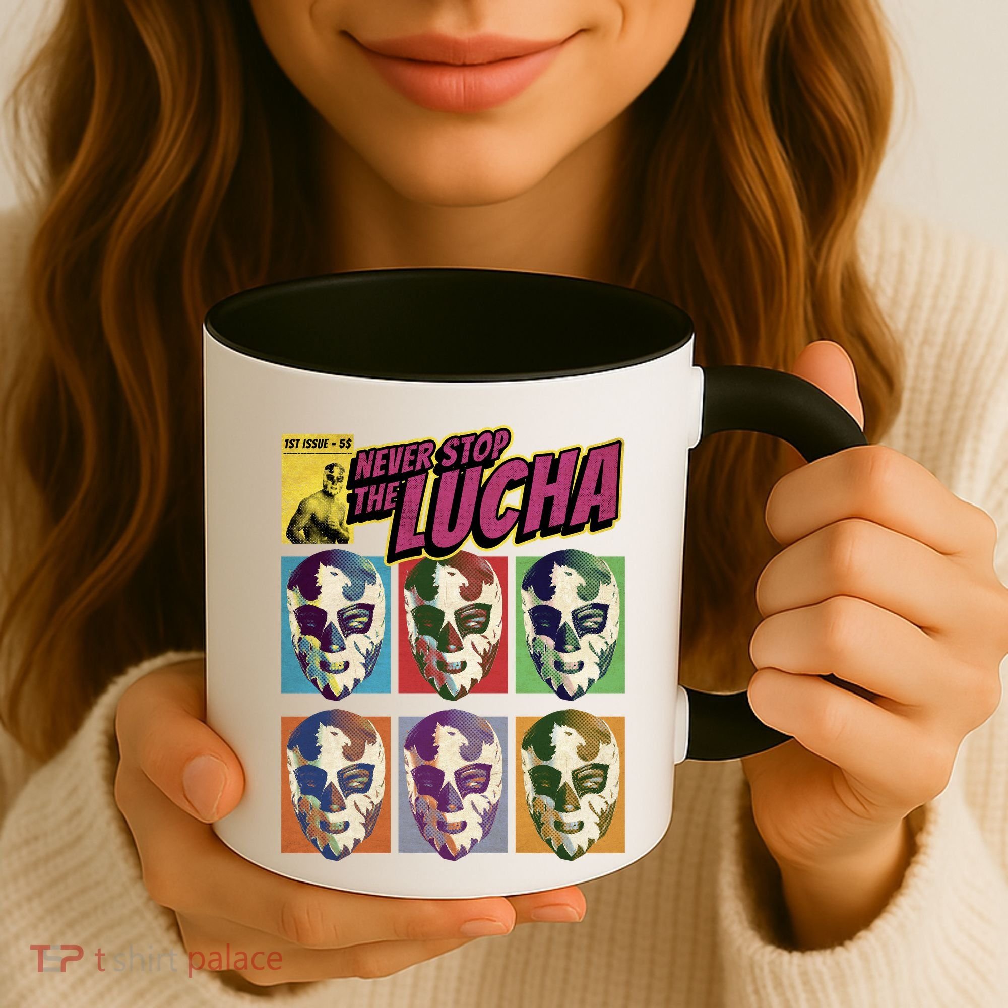 Mexican Lucha Wrestling Coffee Mug