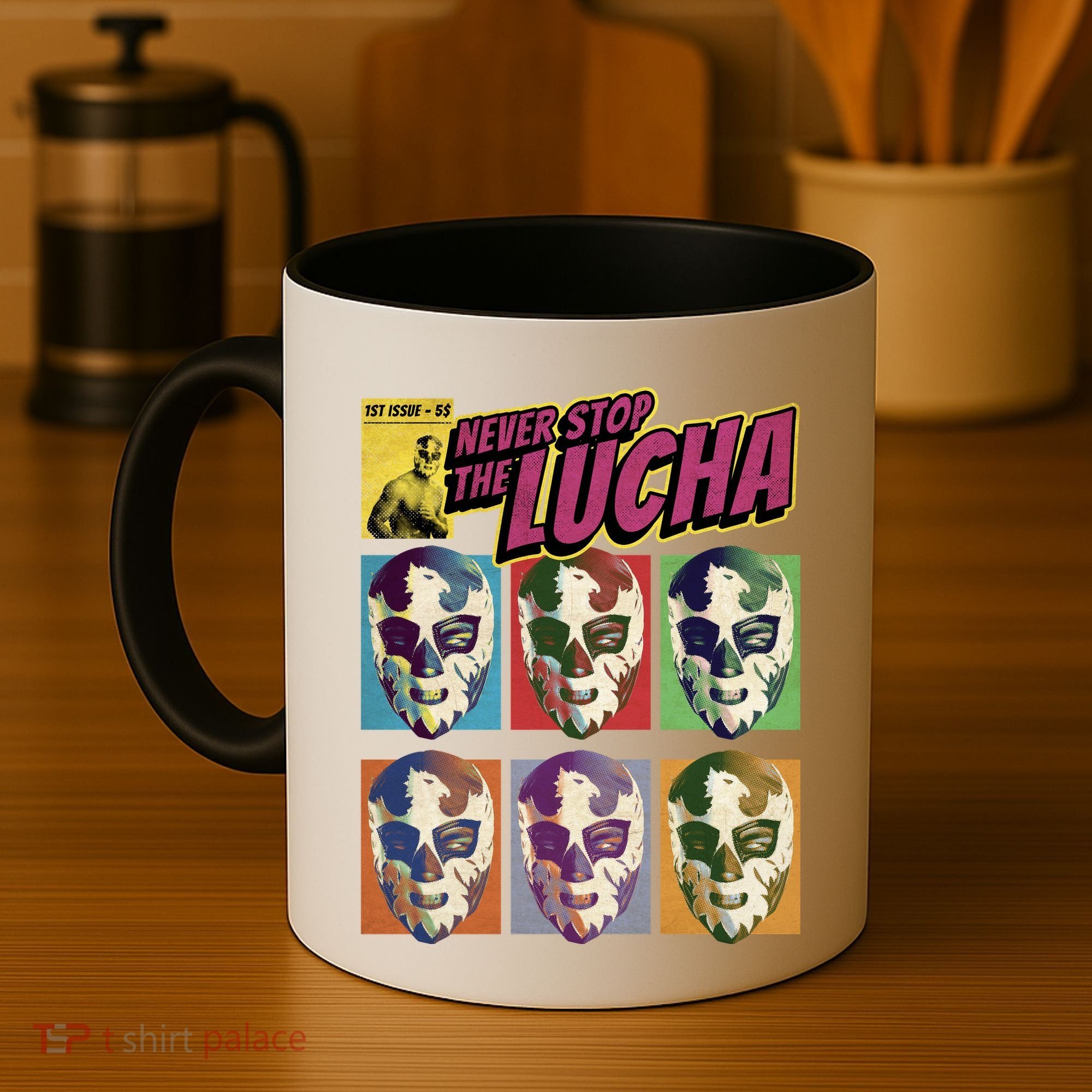 Mexican Lucha Wrestling Coffee Mug