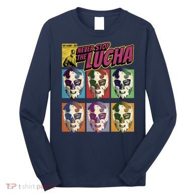Mexican Lucha Wrestling Long Sleeve Shirt
