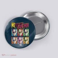 Mexican Lucha Wrestling Button thumb 0