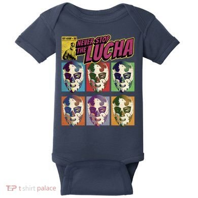 Mexican Lucha Wrestling Baby Bodysuit