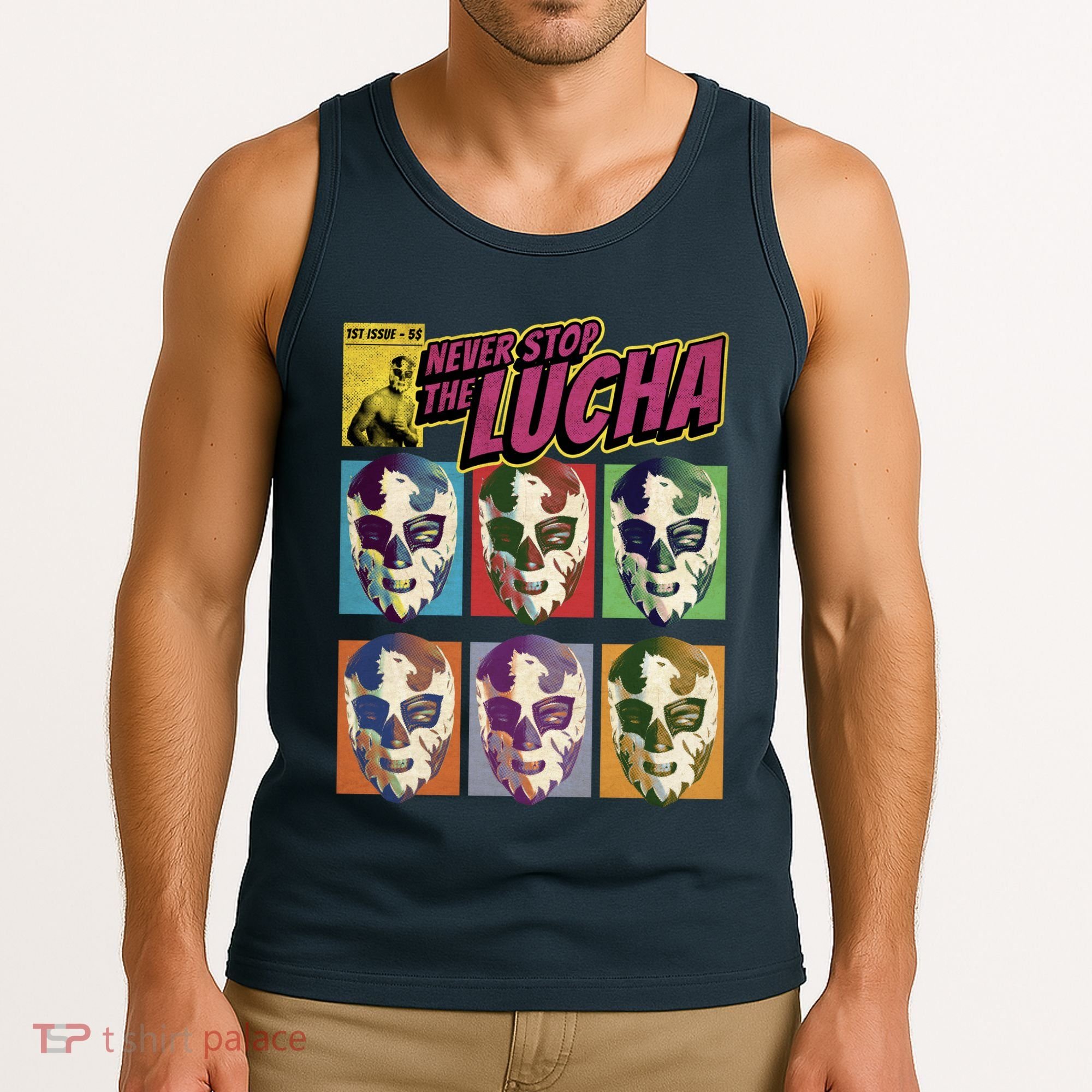 Mexican Lucha Wrestling Tank Top