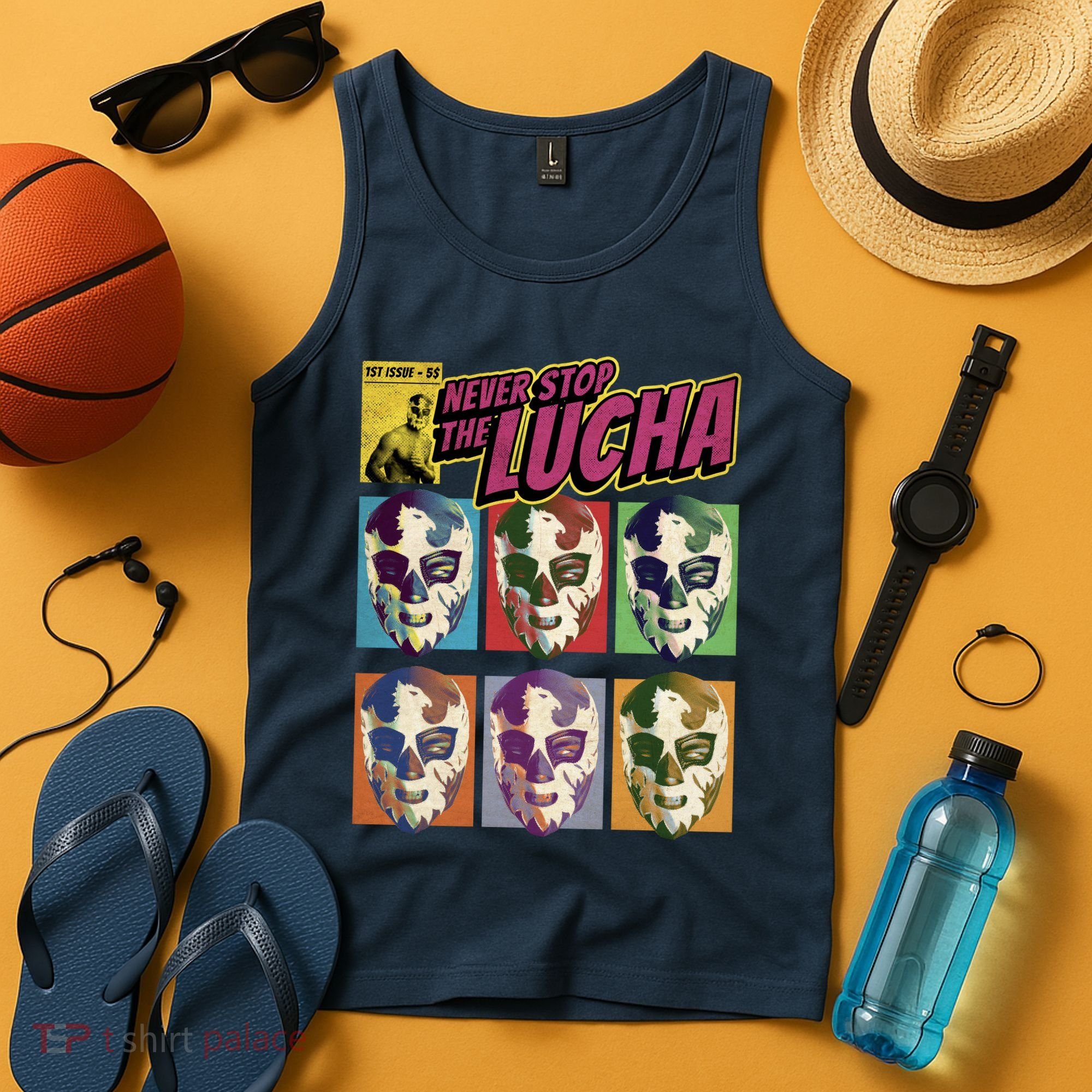 Mexican Lucha Wrestling Tank Top