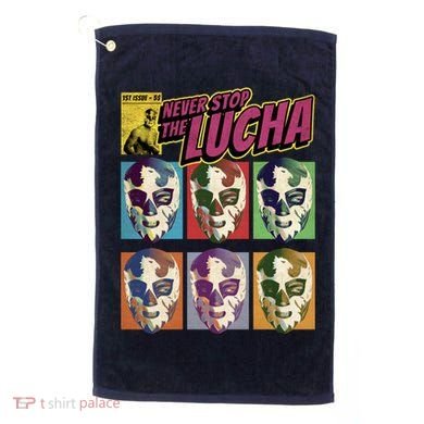 Mexican Lucha Wrestling Golf Towel