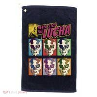 Mexican Lucha Wrestling Golf Towel thumb 0