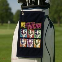 Mexican Lucha Wrestling Golf Towel thumb 2