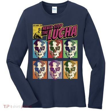 Mexican Lucha Wrestling Women's Long Sleeve Shirt