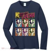 Mexican Lucha Wrestling Women's Long Sleeve Shirt thumb 0
