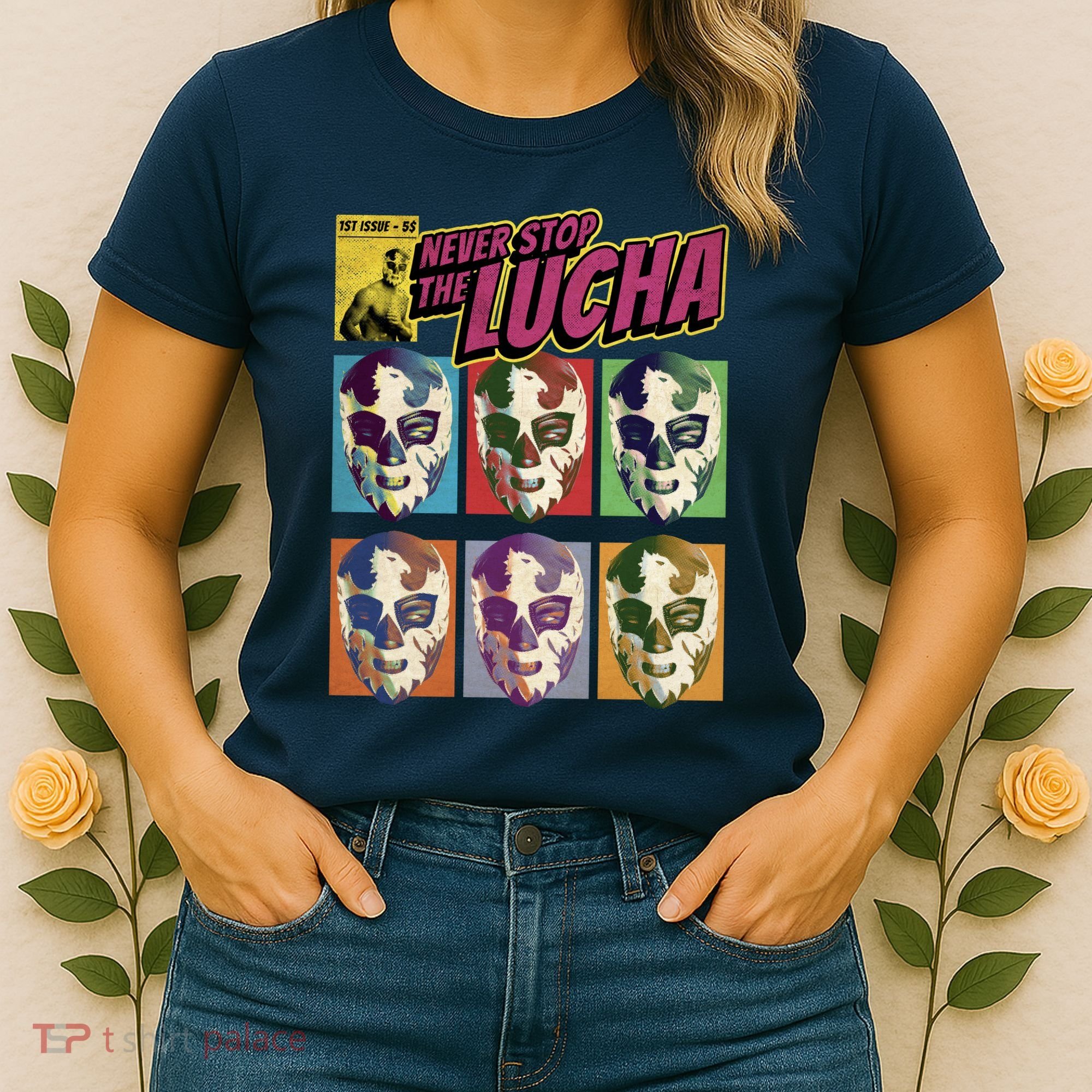 Mexican Lucha Wrestling Women's T-Shirt