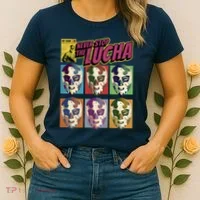 Mexican Lucha Wrestling Women's T-Shirt thumb 2