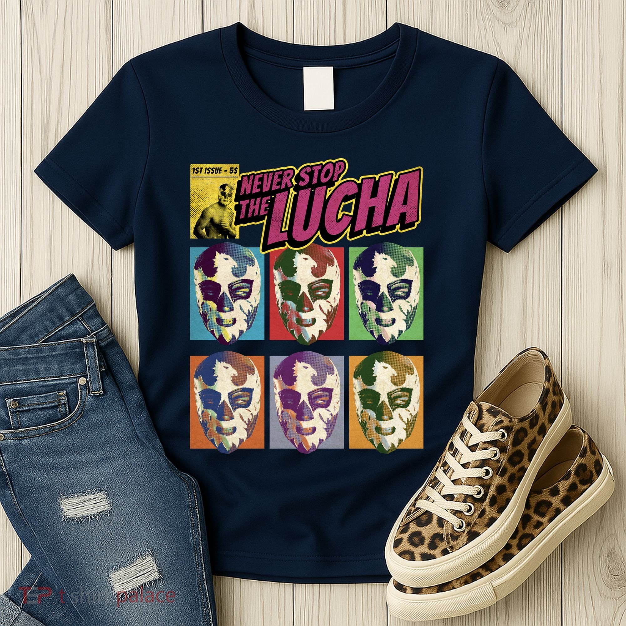 Mexican Lucha Wrestling Women's T-Shirt