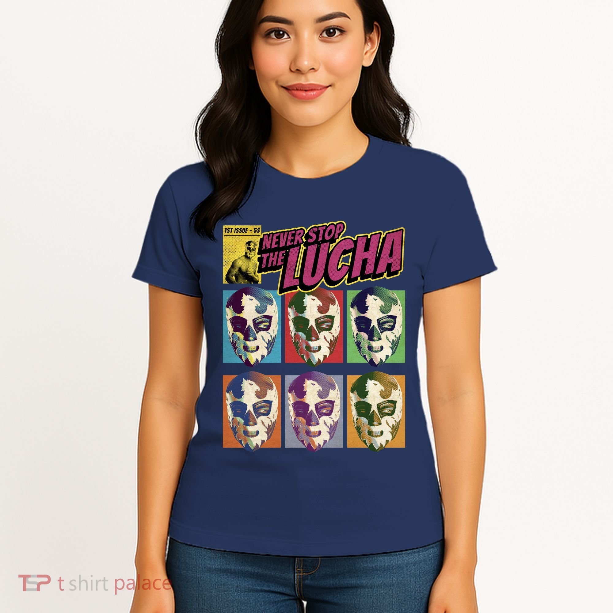 Mexican Lucha Wrestling Women's T-Shirt