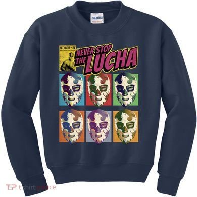 Mexican Lucha Wrestling Kids Sweatshirt
