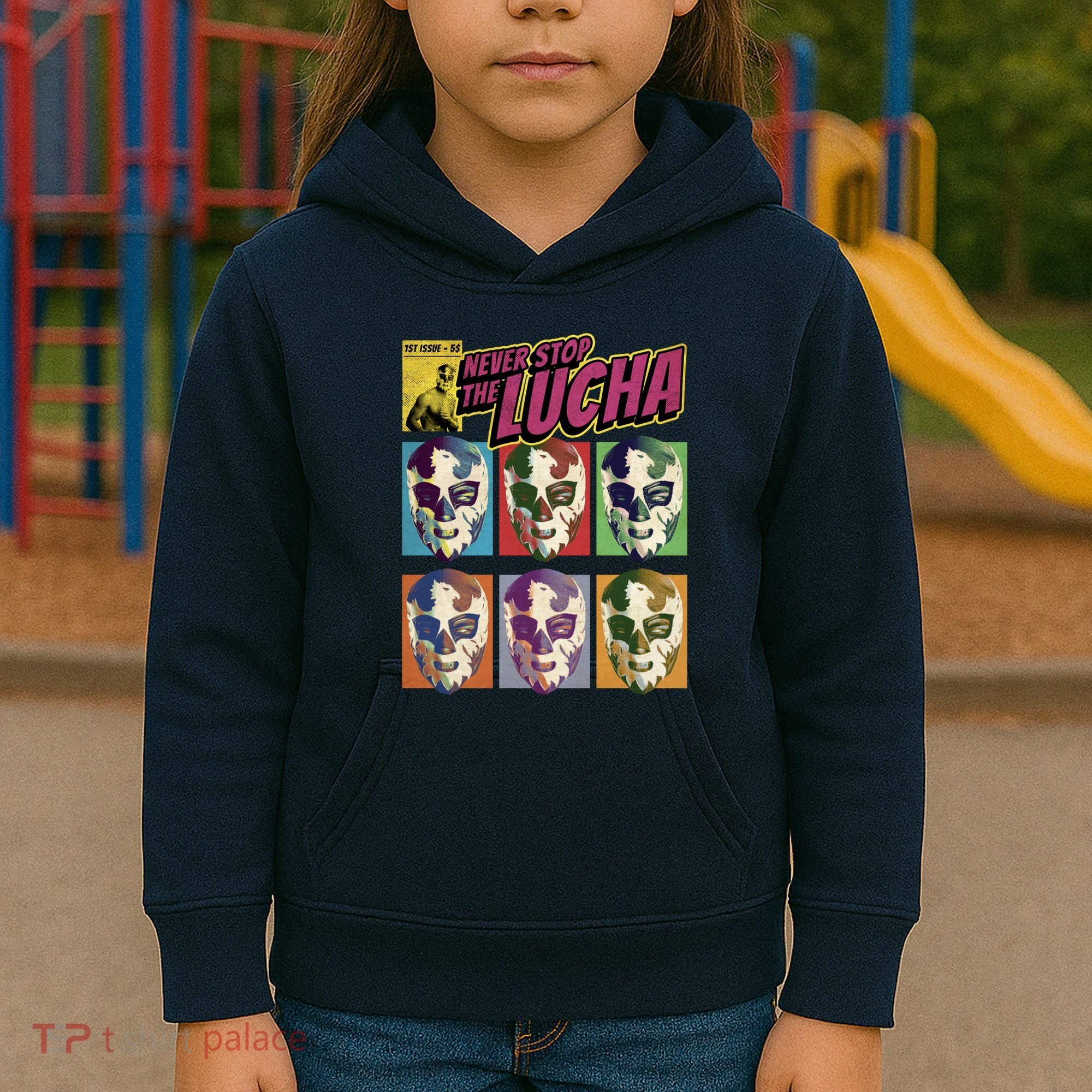Mexican Lucha Wrestling Kids Hoodie