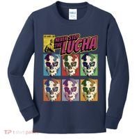 Mexican Lucha Wrestling Kids Long Sleeve Shirt thumb 0