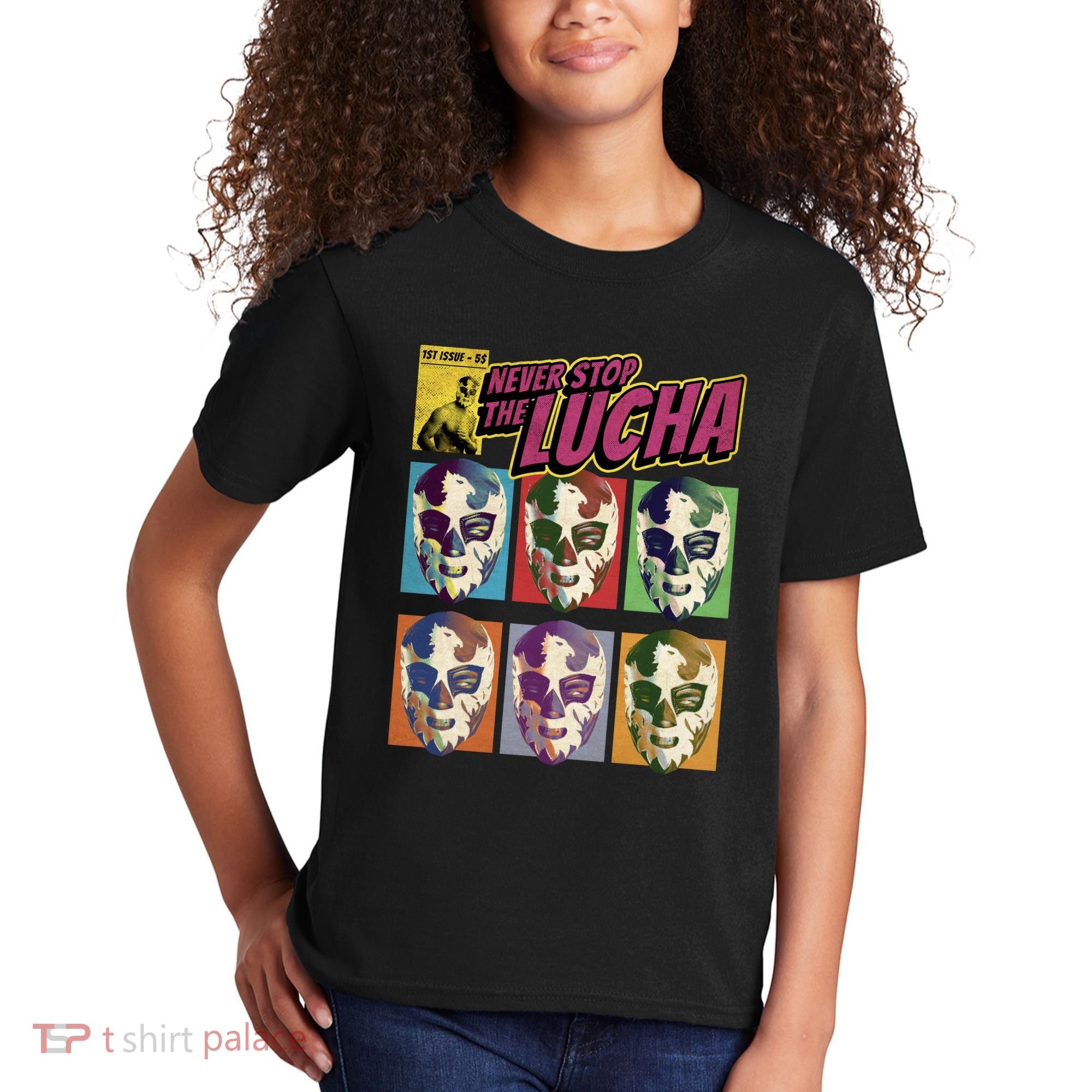 Mexican Lucha Wrestling Kids T-Shirt