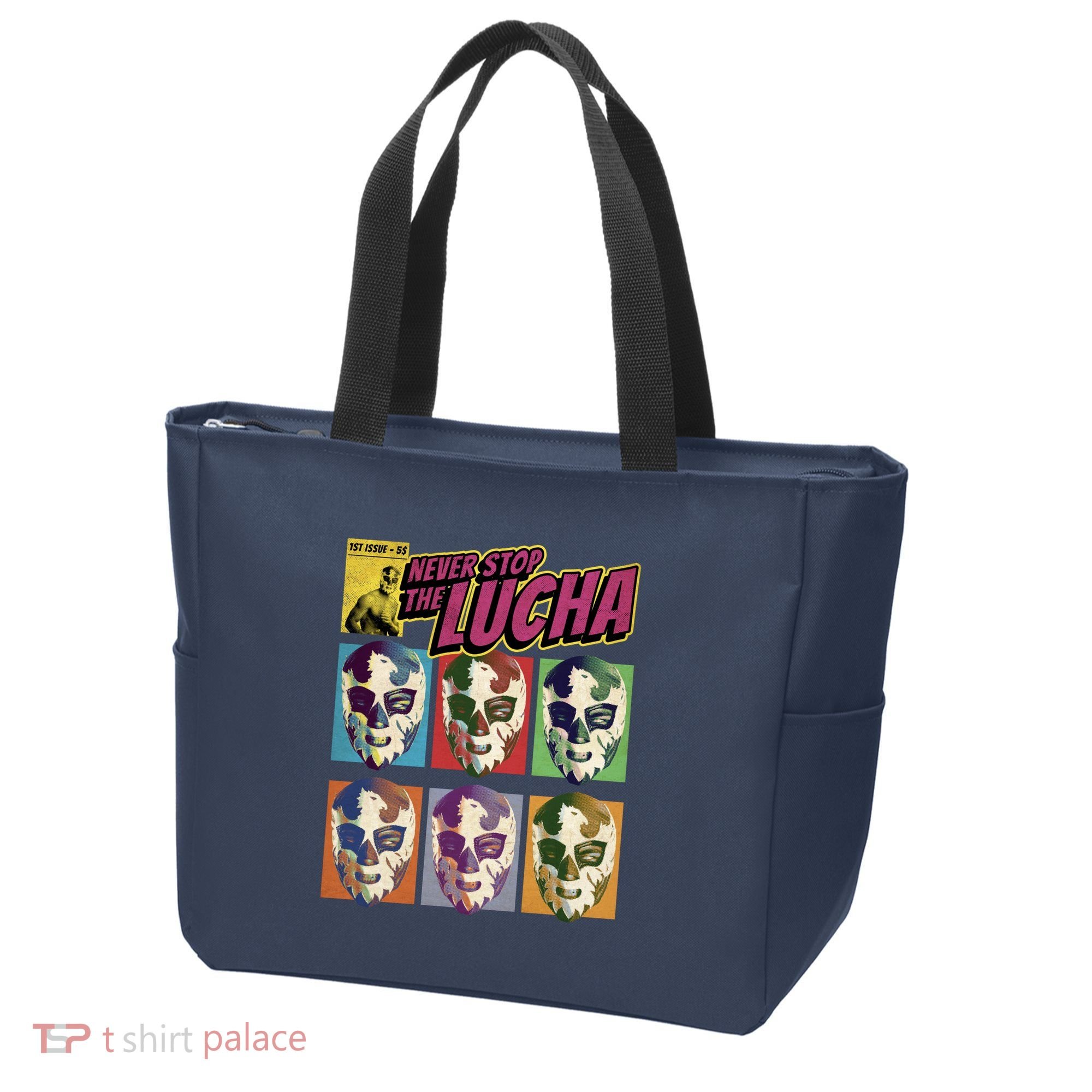 Mexican Lucha Wrestling Tote Bag