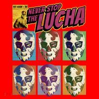 Mexican Lucha Wrestling Santa Hat thumb 1