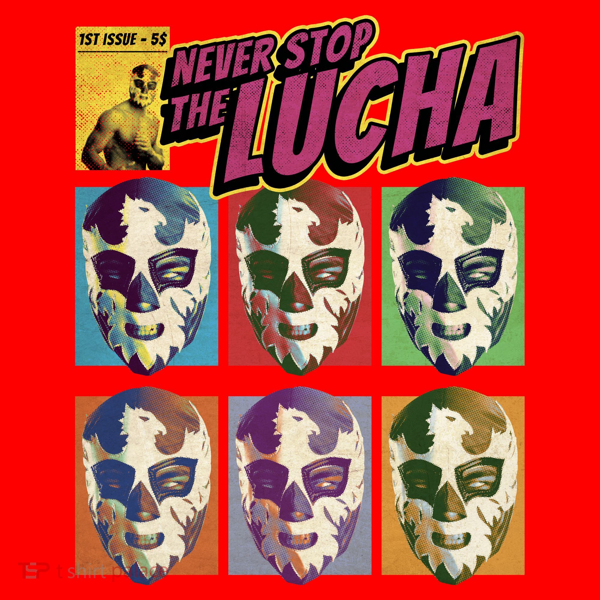 Mexican Lucha Wrestling Santa Hat